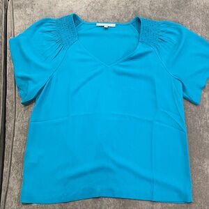 Daniel Rainn Teal Blue Blouse